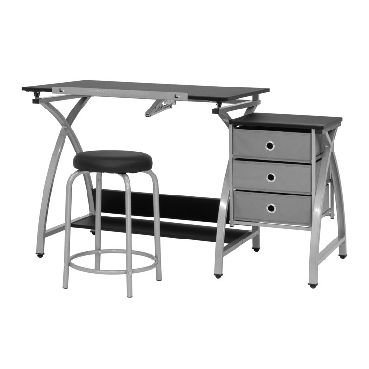 Inbox Zero Cozart Drafting Table & Reviews Wayfair